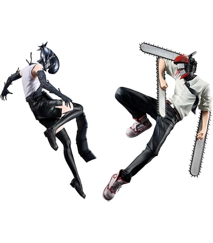 Amazon.co.jp: チェンソーマン & レゼ ＆ ボム & デンジ フィギュア